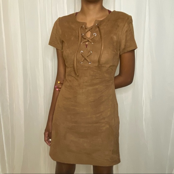 Express Dresses & Skirts - Express Tan Dress